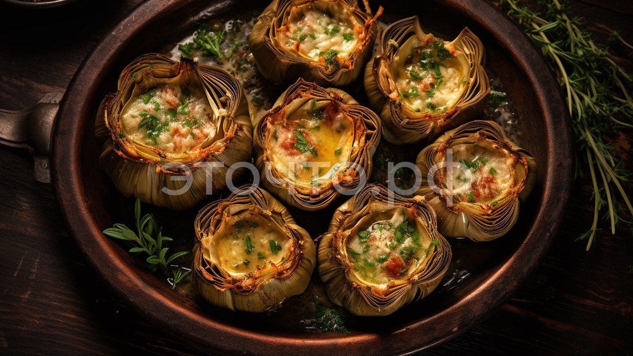 Блюдо из артишоков